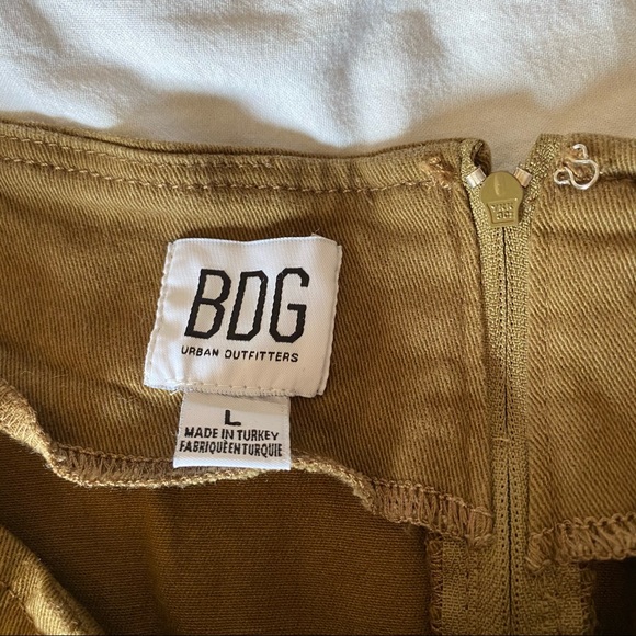 Urban Outfitters BDG Olive Slit Skirt - Picture 4 of 4